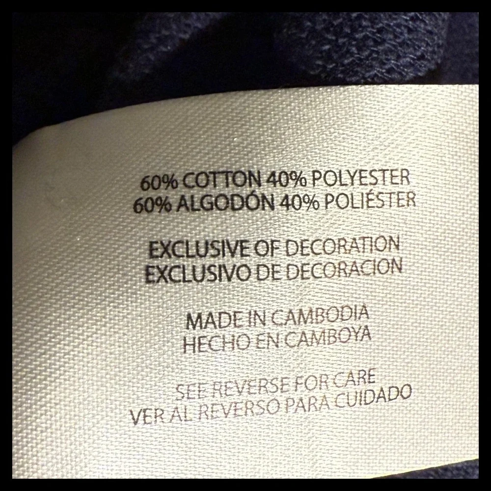 NWT Banana Republic Men's XXL Navy Waffle Knit Crew Neck Pullover Sweater